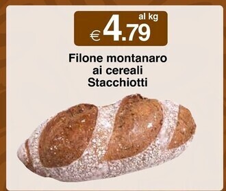 Filone montanaro ai cereali stacchiotti
