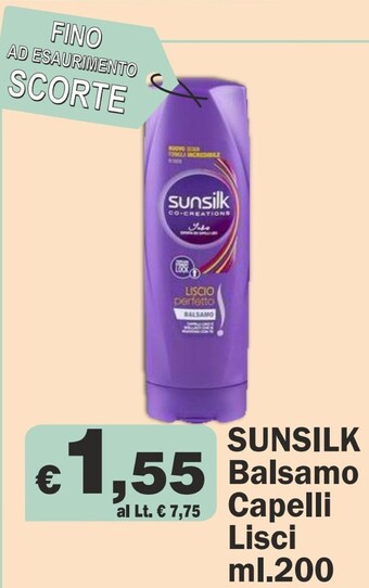 Primo Prezzo Sunsilk balsamo capelli lisci offerta