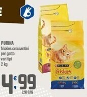 Ottimo Market Purina friskies croccantini per gatto offerta