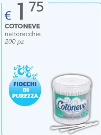 Acqua & Sapone COTONEVE nettorecchie 200 pz offerta