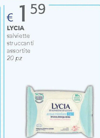 Acqua & Sapone LYCIA salviette struccanti assortite 20 pz offerta