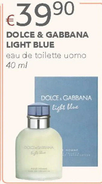 Acqua & Sapone DOLCE & GABBANA LIGHT BLUE 40 ml offerta