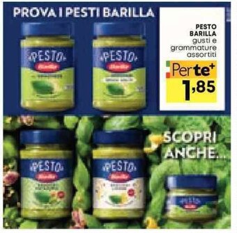 Pam PESTO BARILLA gusti e grammature assortiti offerta