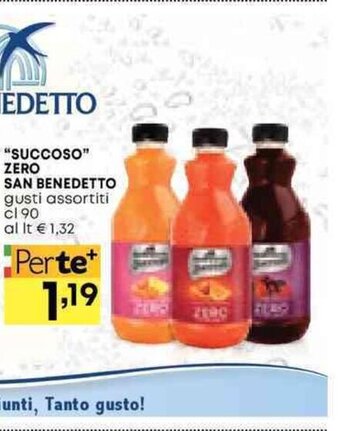 Pam "SUCCOSO" ZERO SAN BENEDETTO gusti assortiti cl 90 offerta
