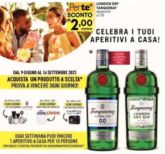 LONDON DRY TANQUERAY assortiti cl 70