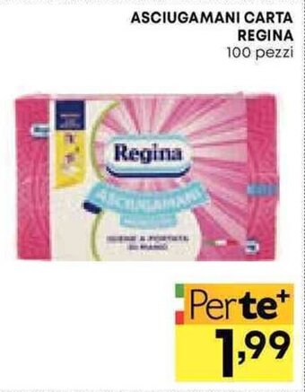 Pam ASCIUGAMANI CARTA REGINA 100 pezzi offerta