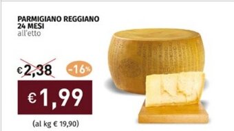 Prezzemolo e Vitale PARMIGIANO REGGIANO 24 MESI all'etto offerta