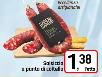 Famila Salsiccia a punta di coltello offerta