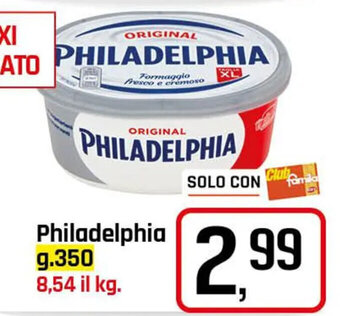 Famila Philadelphia g.350 offerta