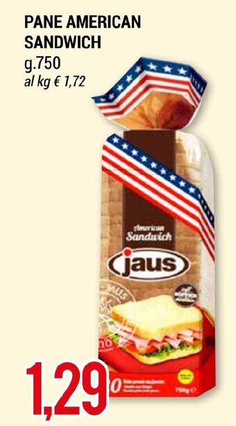 PANE AMERICAN SANDWICH g.750