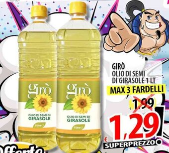 Il Genio Supermercato GIRÒ OLIO DI SEMI DI GIRASOLE 1 LT offerta