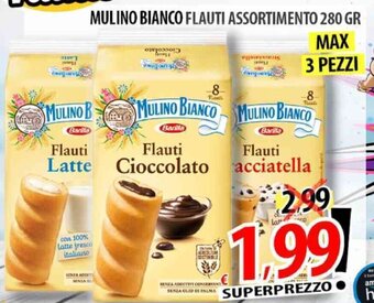 Il Genio Supermercato MULINO BIANCO FLAUTI ASSORTIMENTO 280 GR offerta
