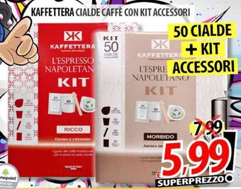 Il Genio Supermercato KAFFETTERA CIALDE CAFFÈ CON KIT ACCESSORI offerta