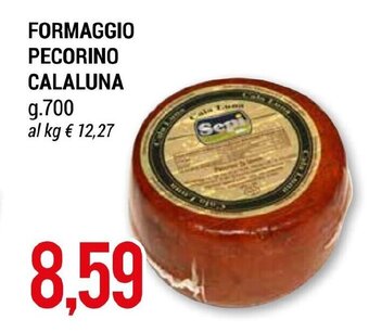 Hardis FORMAGGIO PECORINO CALALUNA g. 700 offerta