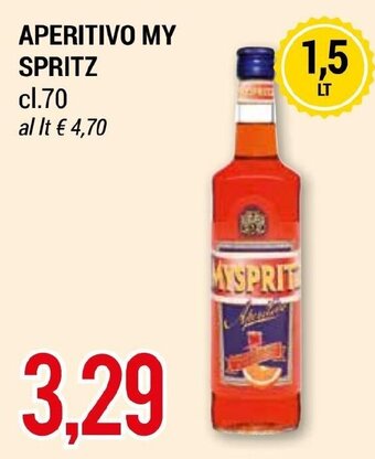 Hardis APERITIVO MY SPRITZ cl.70 offerta