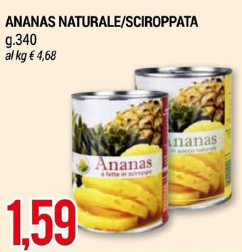 ANANAS NATURALE/SCIROPPATA g.340
