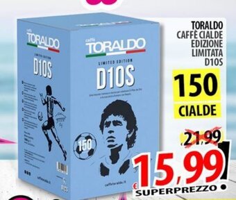 TORALDO CAFFÈ CIALDE EDIZIONE LIMITATA D10S
