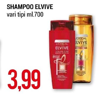 Hardis SHAMPOO ELVIVE vari tipi ml.700 offerta