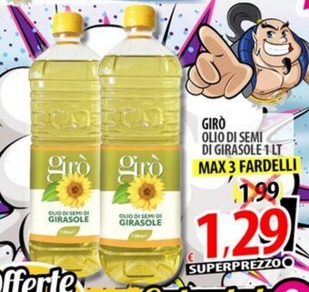 Il Genio Supermercato GIRÒ OLIO DI SEMI DI GIRASOLE 1 LT offerta