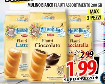 Il Genio Supermercato MULINO BIANCO FLAUTI ASSORTIMENTO 280 GR offerta