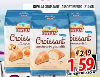 Il Genio Supermercato DIVELLA CROISSANT-ASSORTIMENTO-210 GR offerta