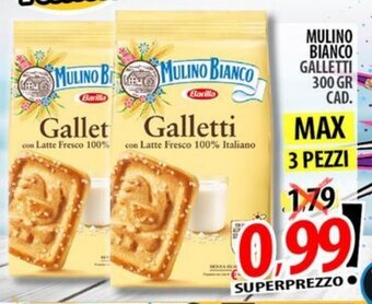 Il Genio Supermercato MULINO BIANCO GALLETTI 300 GR CAD. offerta
