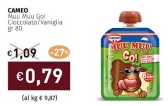Prezzemolo e Vitale CAMEO Muu Muu Go! Cioccolato/Vaniglia gr 80 offerta