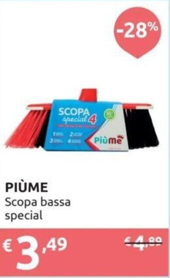 Ipersoap PIÙME Scopa bassa special offerta