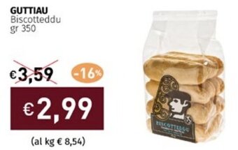 Prezzemolo e Vitale GUTTIAU Biscotteddu gr 350 offerta