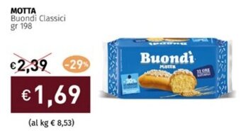 Prezzemolo e Vitale MOTTA Buondi Classici gr 198 offerta