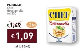 Prezzemolo e Vitale PARMALAT Chef Besciamella ml 200 offerta