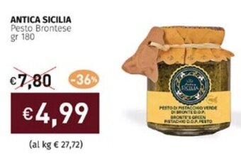 Prezzemolo e Vitale ANTICA SICILIA Pesto Brontese gr 180 offerta