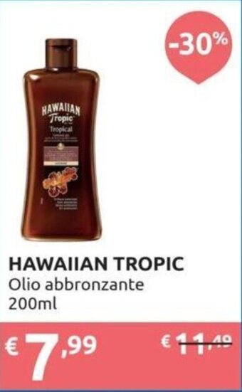 Ipersoap HAWAIIAN TROPIC Olio abbronzante 200ml offerta