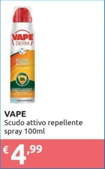 Ipersoap VAPE Scudo attivo repellente spray 100ml offerta