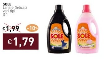 Prezzemolo e Vitale SOLE Lana e Delicati vari tipi Lt.1 offerta
