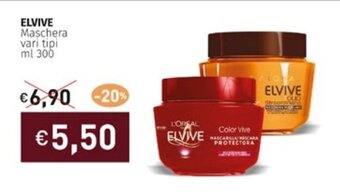 Prezzemolo e Vitale ELVIVE Maschera vari tipi ml 300 offerta