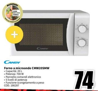 MediaWorld CANDY Forno a microonde CMW20SMW offerta