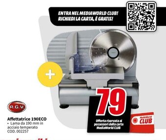 R.G.V. Affettatrice 190ECO