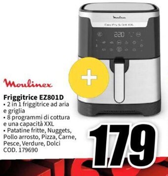 MediaWorld Moulinex Friggitrice EZ801D offerta
