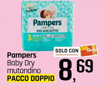 Famila Pampers Baby Dry mutandino offerta
