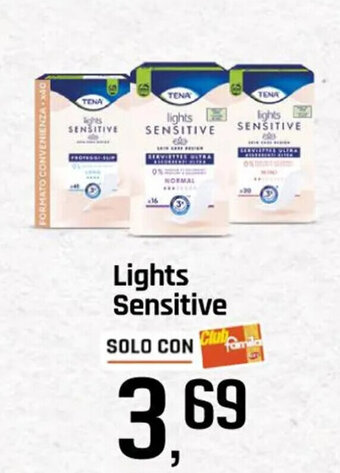 TENA Lights Sensitive