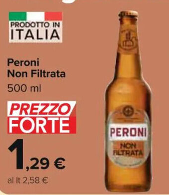 Carrefour Market Peroni Non Filtrata 500 ml offerta