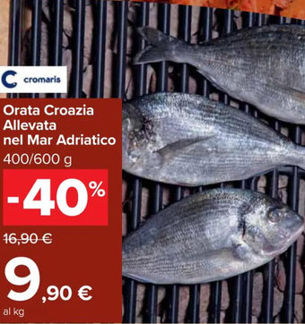 Carrefour Market Orata Croazia Allevata nel Mar Adriatico 400/600 g offerta
