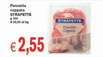 èccoMI Pancetta coppata STRAFETTE g 100 offerta