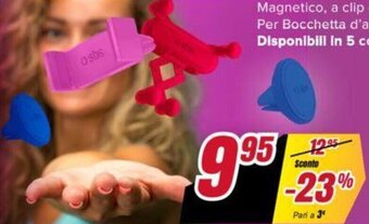 Magnetico, a clip o con funzione Gravity Per Bocchetta d'areazione Disponibili in 5 colorazioni