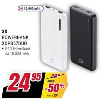 Trony XD POWERBANK XDPB57DUO offerta