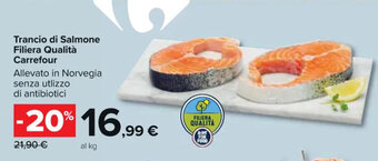 Carrefour Market Trancio di Salmone Filiera Qualità Carrefour offerta