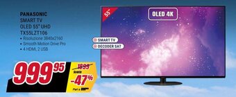 Trony PANASONIC SMART TV OLED 55" UHD TX55LZT106 offerta