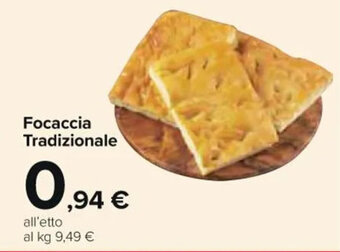 Carrefour Market Focaccia Tradizionale offerta