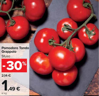Carrefour Market Pomodoro Tondo Grappolo Sfuso offerta